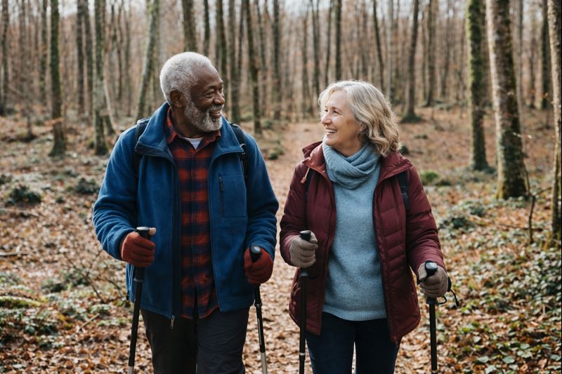 Hike through woods Developing Self-Compassion