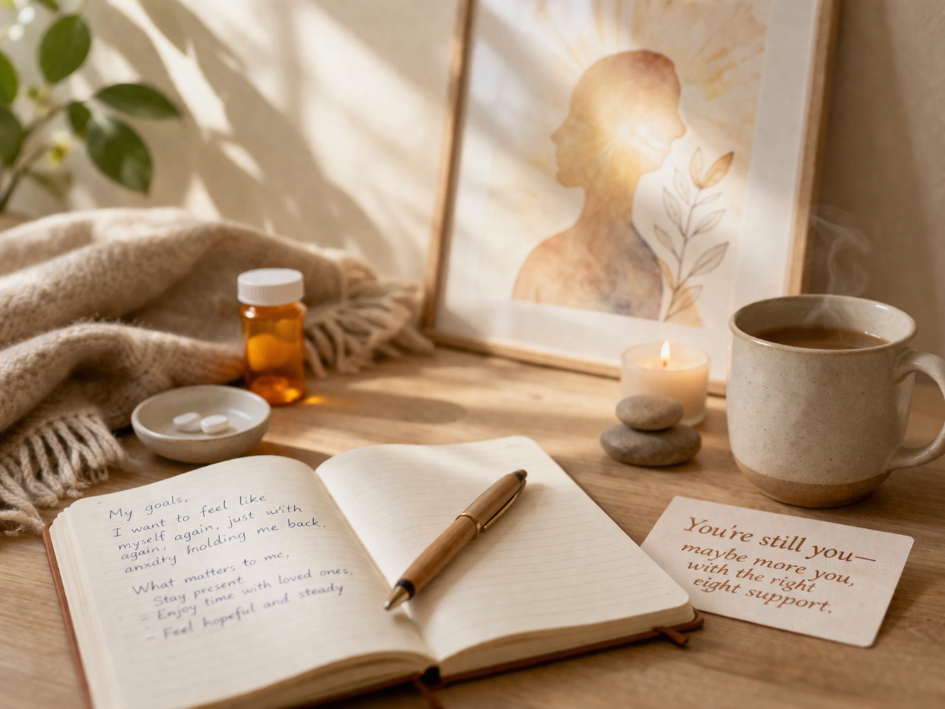 Cozy Therapy Space Developing Self-Compassion